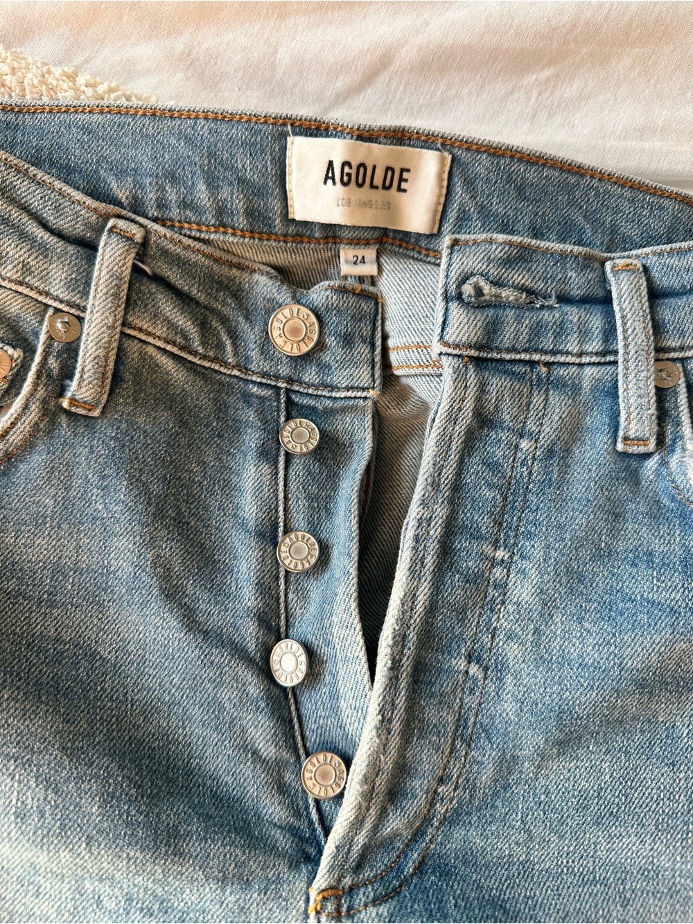 AGOLDE Nico skinny HR jeans